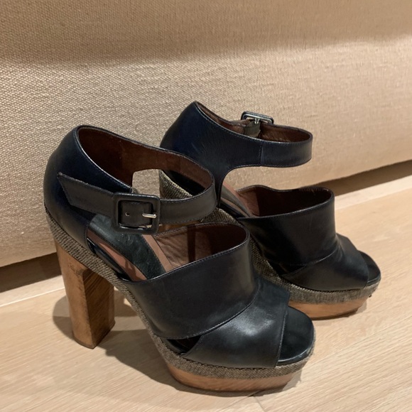 MARNI women’s heeled peep toe with platform - Picture 2 of 6